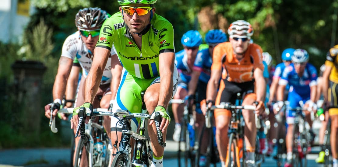 Bikers on race